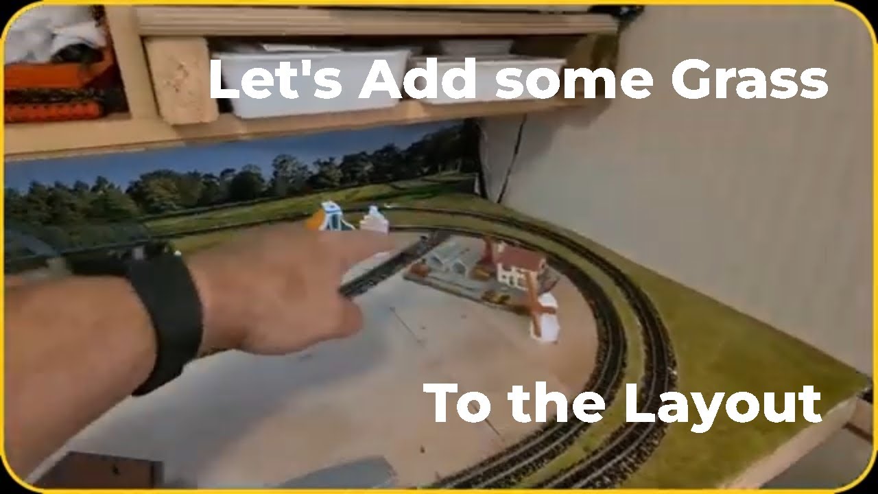 Caravan Layout- Adding Grass - Video H&HExpress