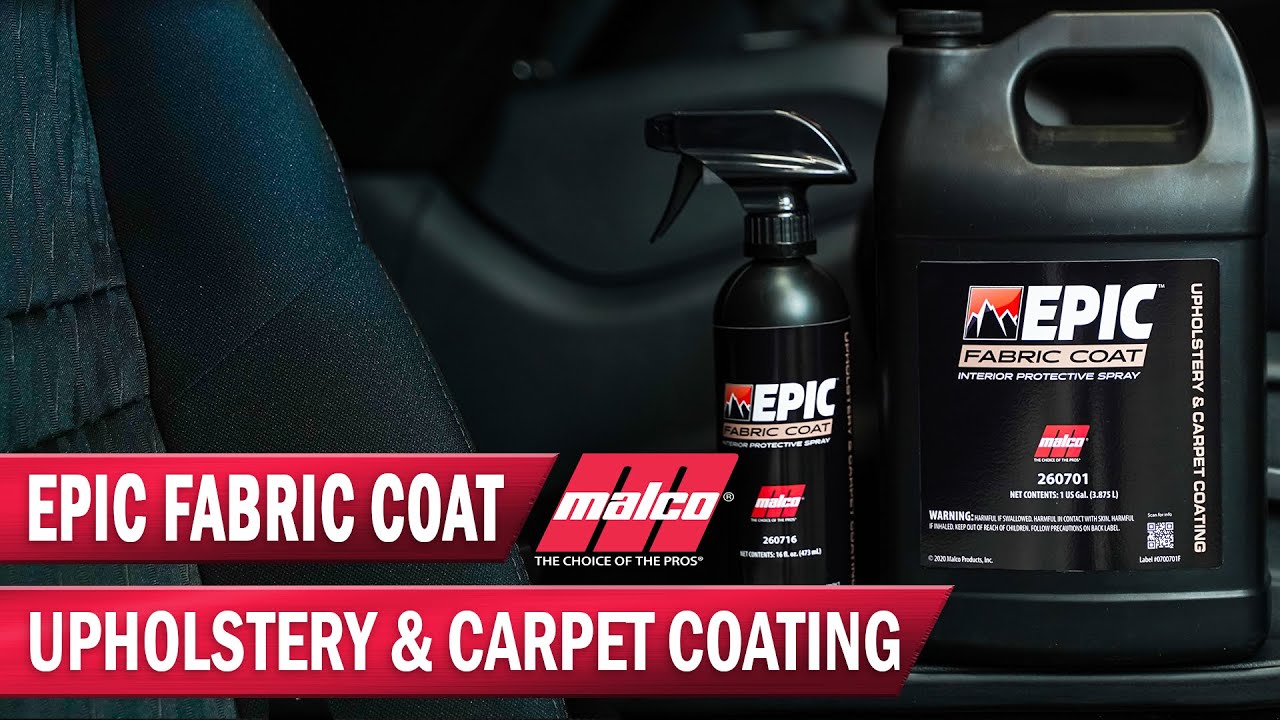 Protect Cloth Seats and Carpets from Stains with EPIC Fabric Coat