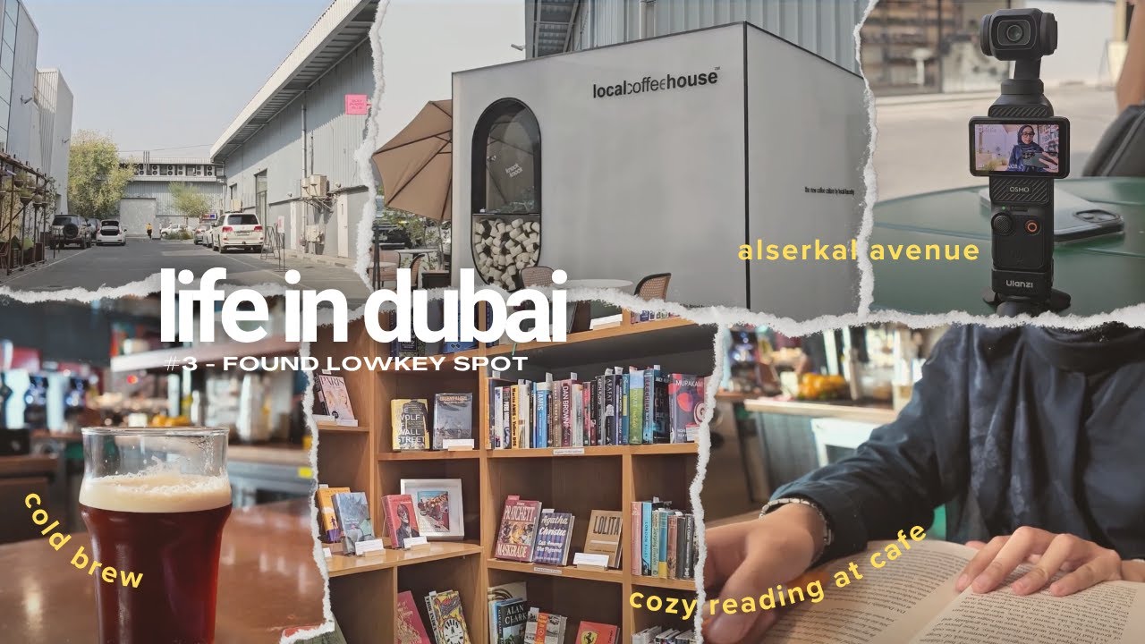 getaway from skyscrapers: visiting creative district, cozy cafe reading day ☕️📚