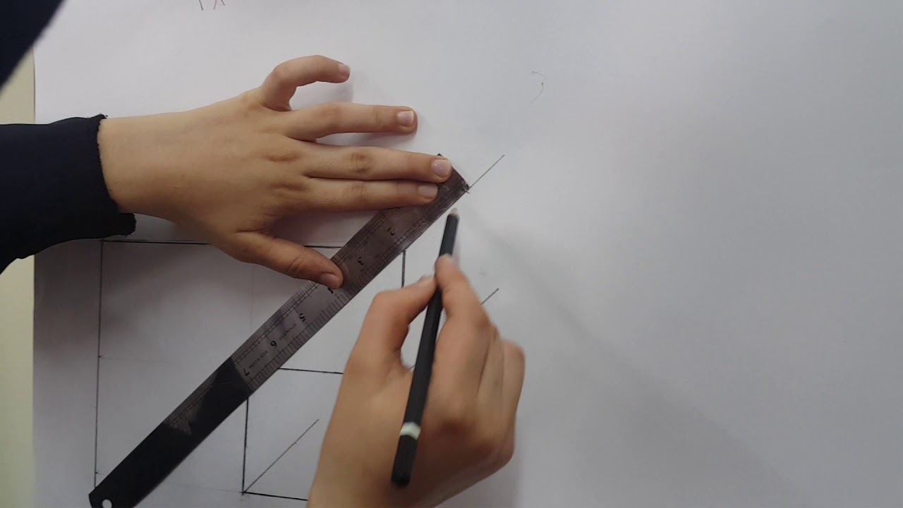 رسم منظور بطريقة الاوبليك