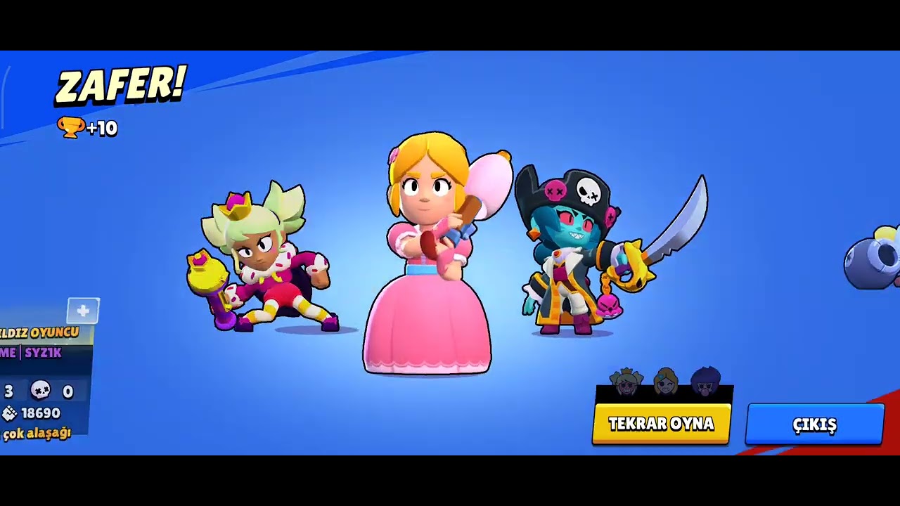 Brawl Star da 100 kupa kastım