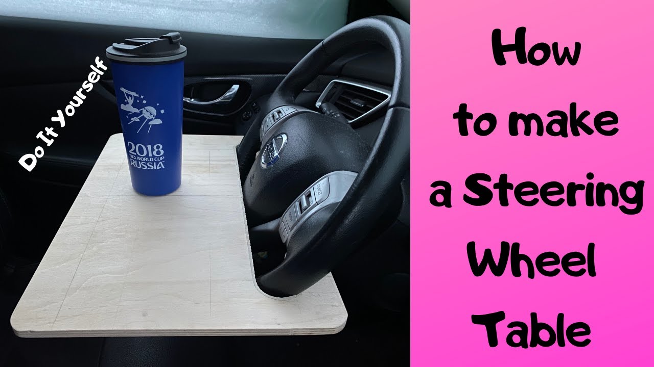How to Make a Steering Wheel Table / How to Build a Steering Wheel Desk