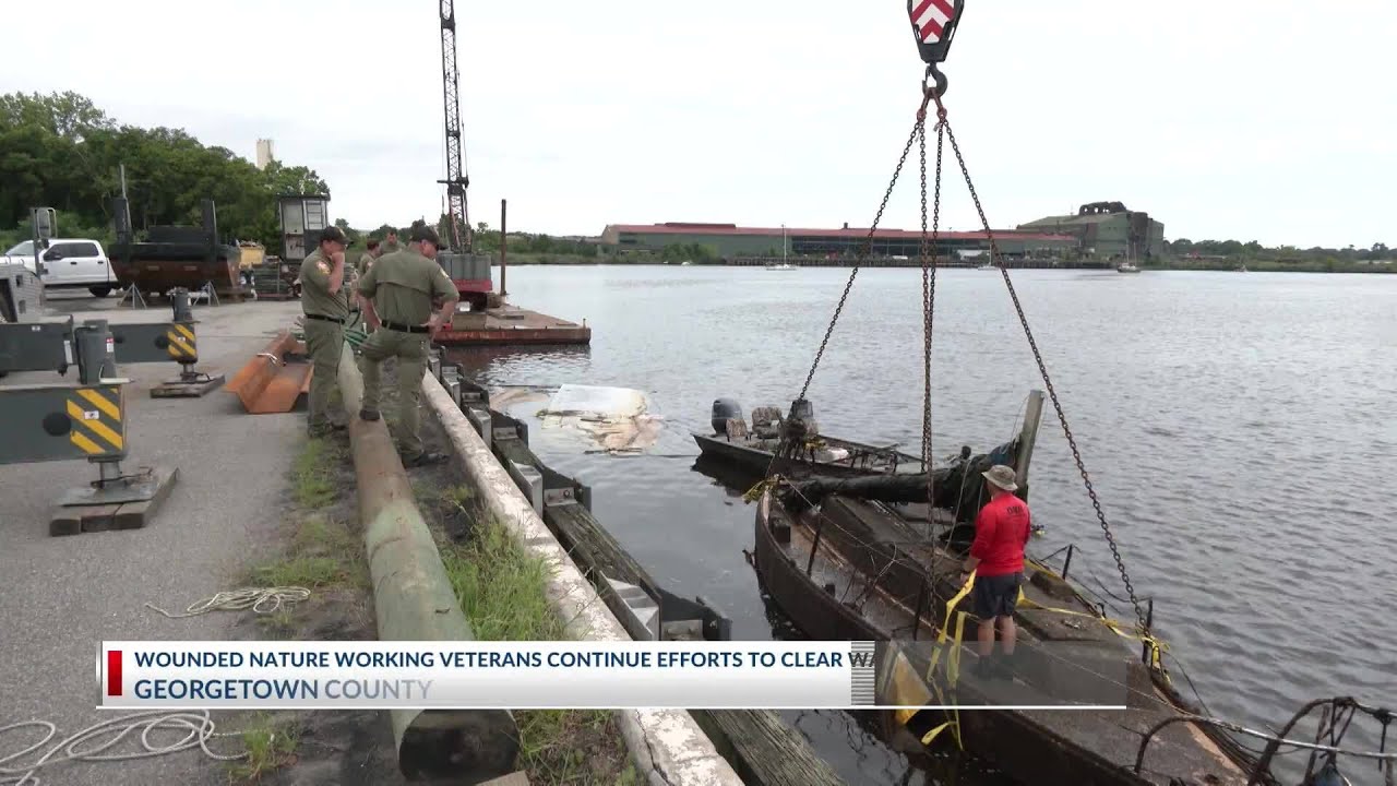 Clearing waterways in Georgetown County