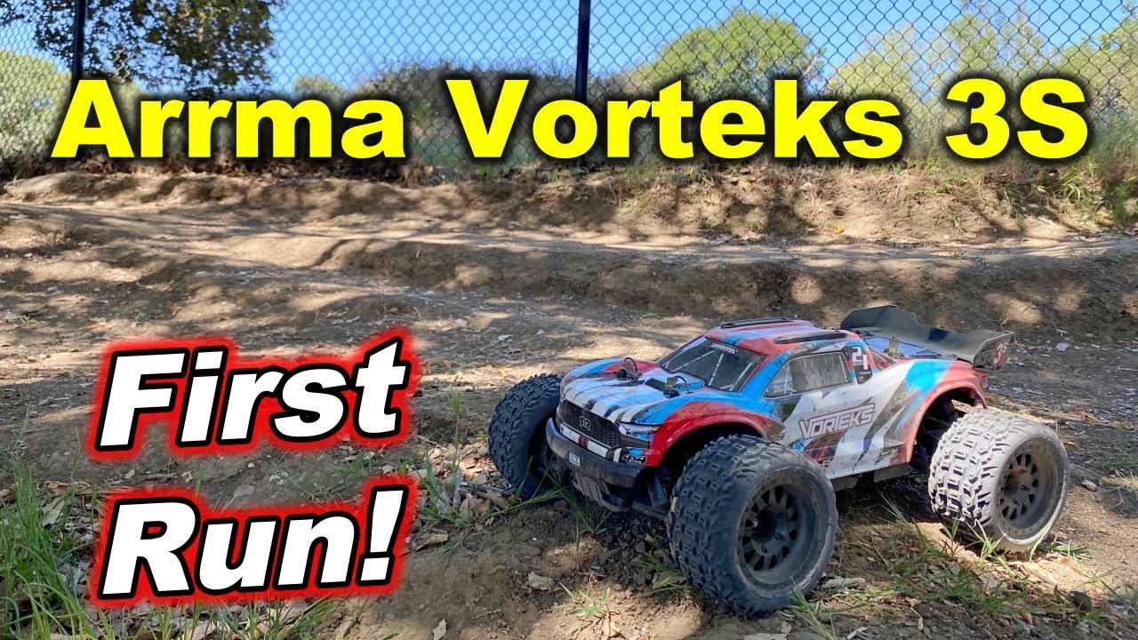 Arrma Vorteks 4x4 3S BLX First Run!