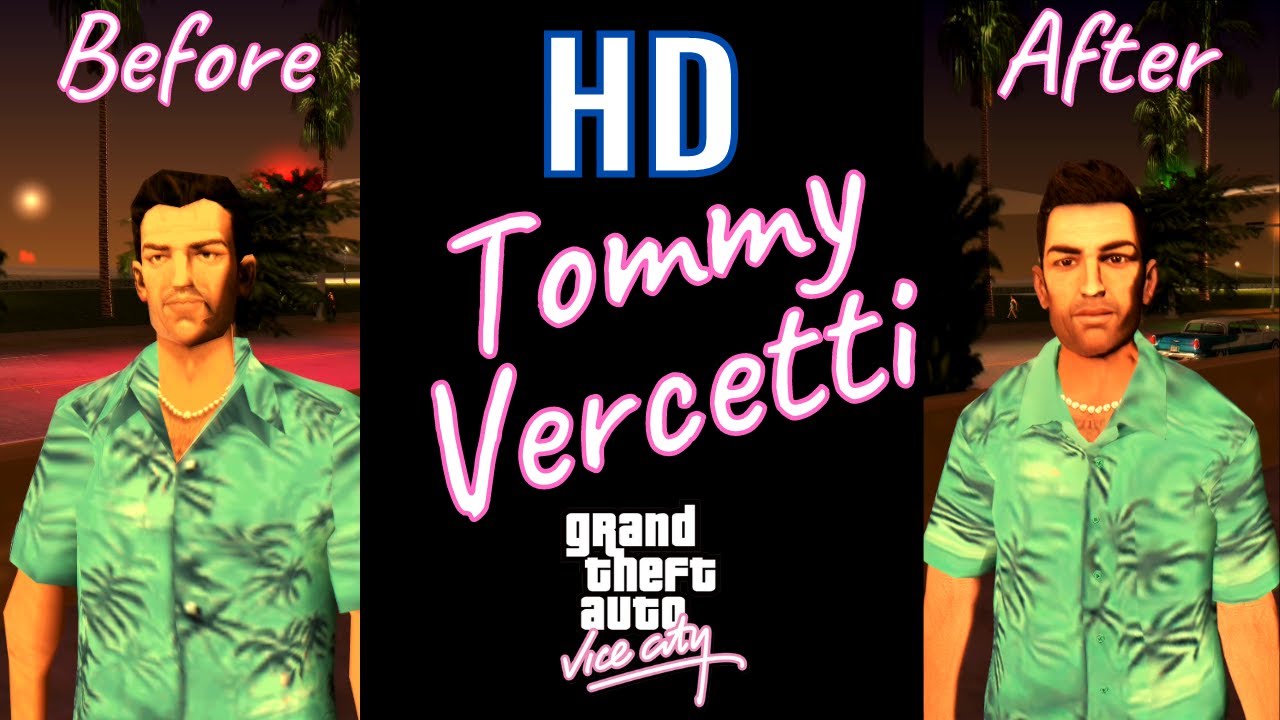 How to install HD Tommy Vercetti Mod in GTA Vice City | HD skins for Gta Vice City | HD Tommy GTA VC