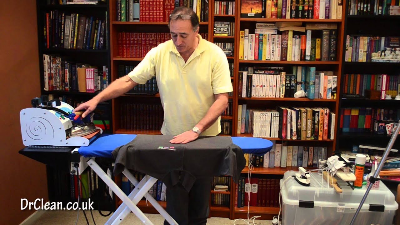 Ironing a T Shirt - DrClean.co.uk