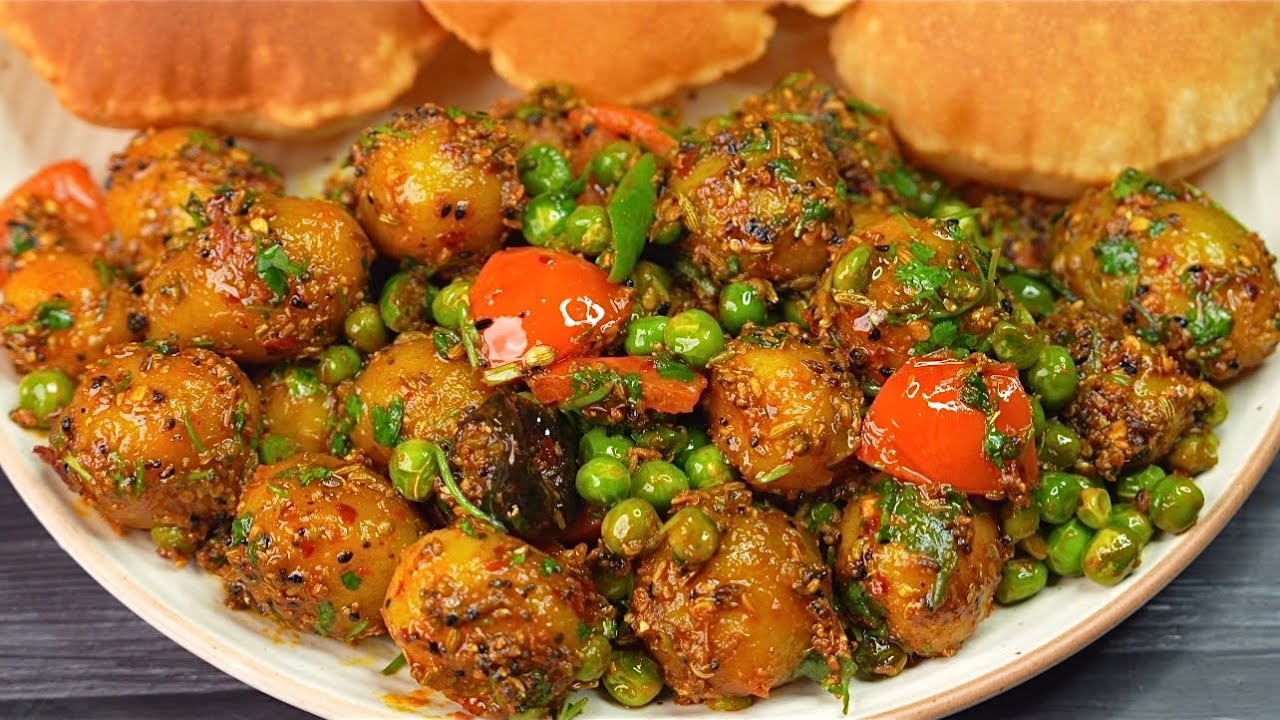 आलू मटर की सूखी मसालेदार चटपटी सब्जी | Aloo Matar Ki Sabji | Matar Aloo ki Dry Sabzi