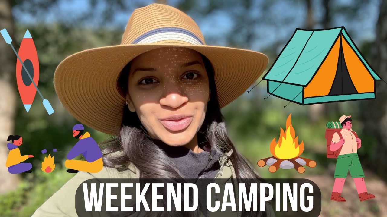 Weekend camping in Vilnius, Lithuania