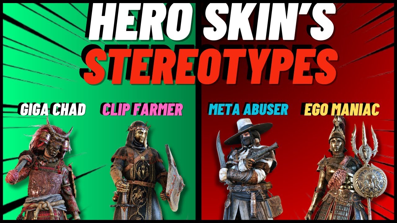 СТЕРЕОТИПЫ облика героя For Honor