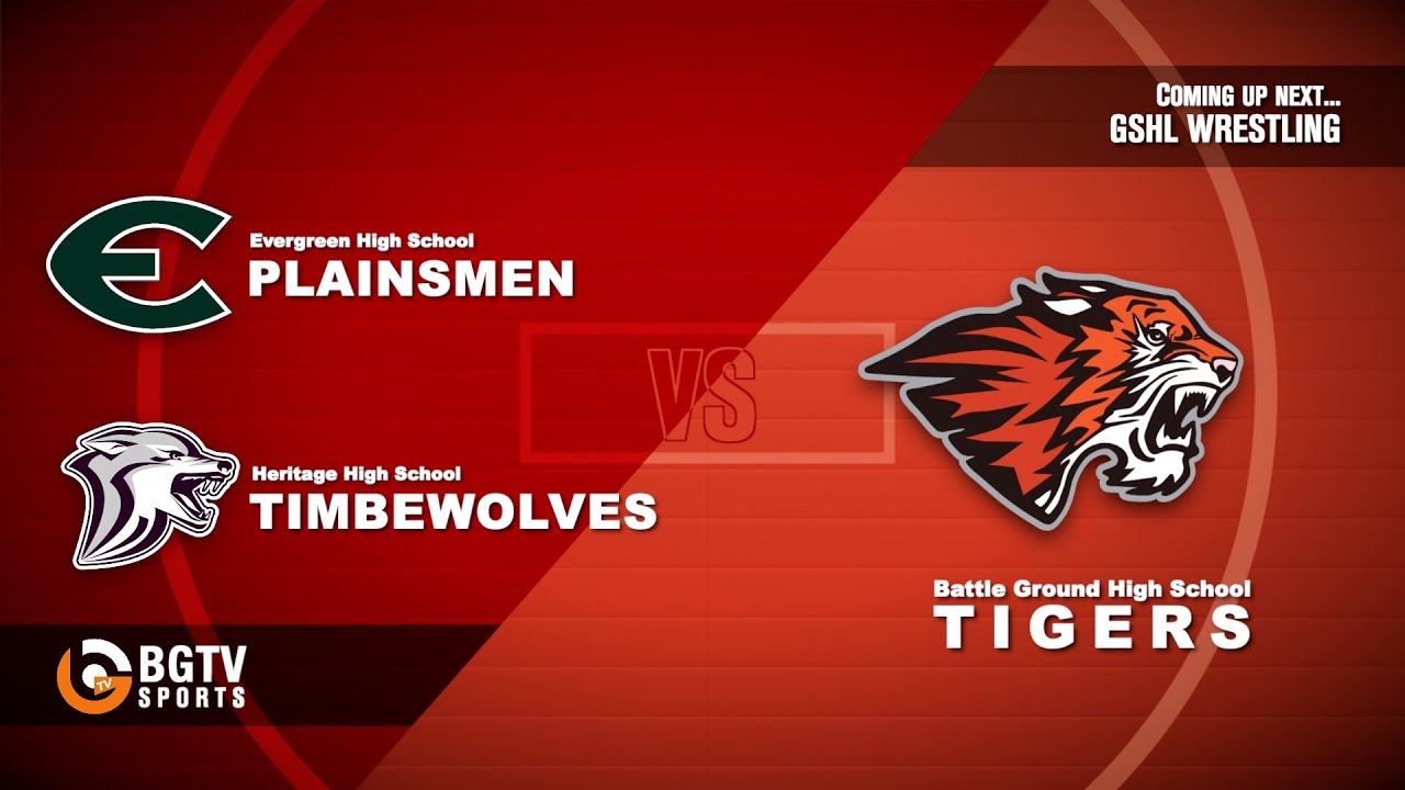Battle Ground Tigers Girls Wrestling vs Evergreen Plainsmen and Heritage Timberwolves 1/29/26