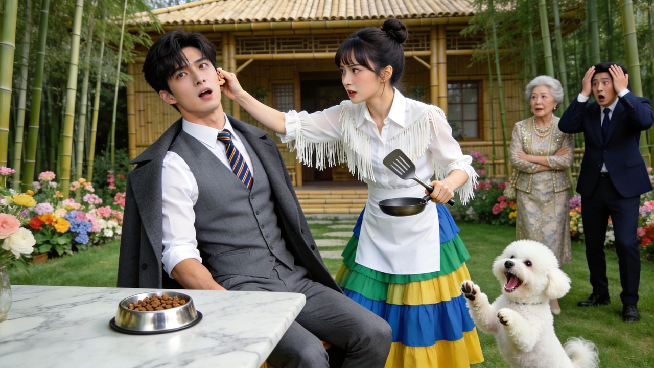 حتى والدته لم تستطع التعامل مع الرئيس الهزيل! فتاة تطعمه طعام الكلاب… مذهل