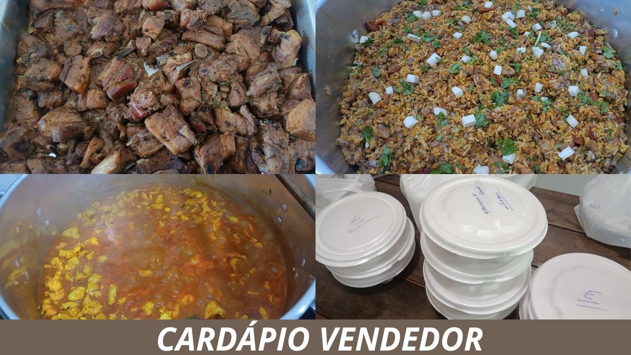 UM  CARDÁPIO PARA VOCÊ VENDER MUITO NA SUA MARMITARIA