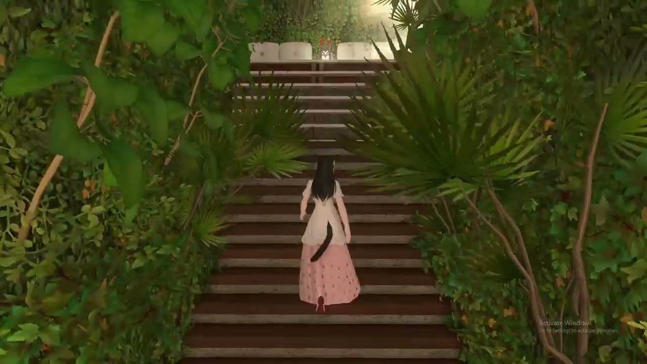 FFXIV Indoor Garden with Cozy Bedroom *Inspired by Nora Rappy, Akh Rhai, and 骸蝶*