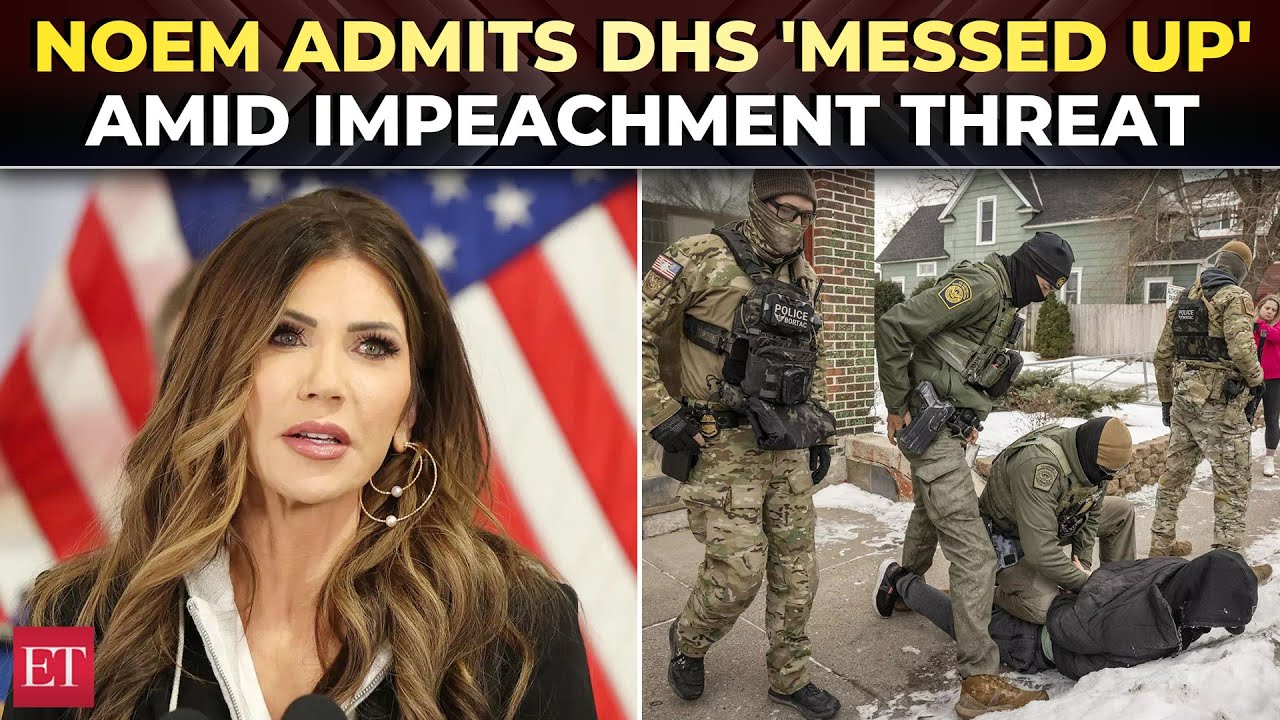 'FBI investigating bodycam footage': Noem breaks silence on Minnesota ICE row amid calls to fire her