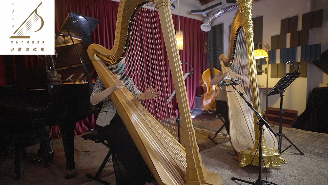 Parvis for 2 Harps by Bernard Andres