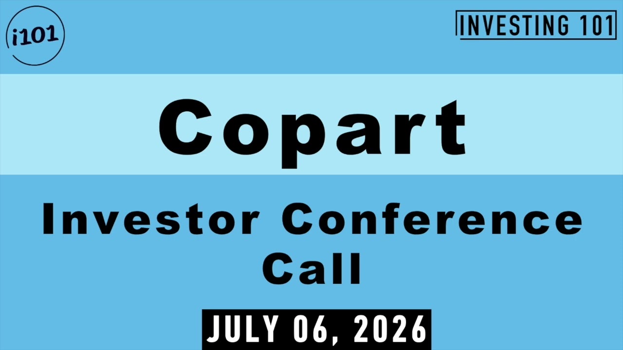 Copart Investor Conference Call | New CEO Jay Adair Outlines Long-Term Strategy Priorities