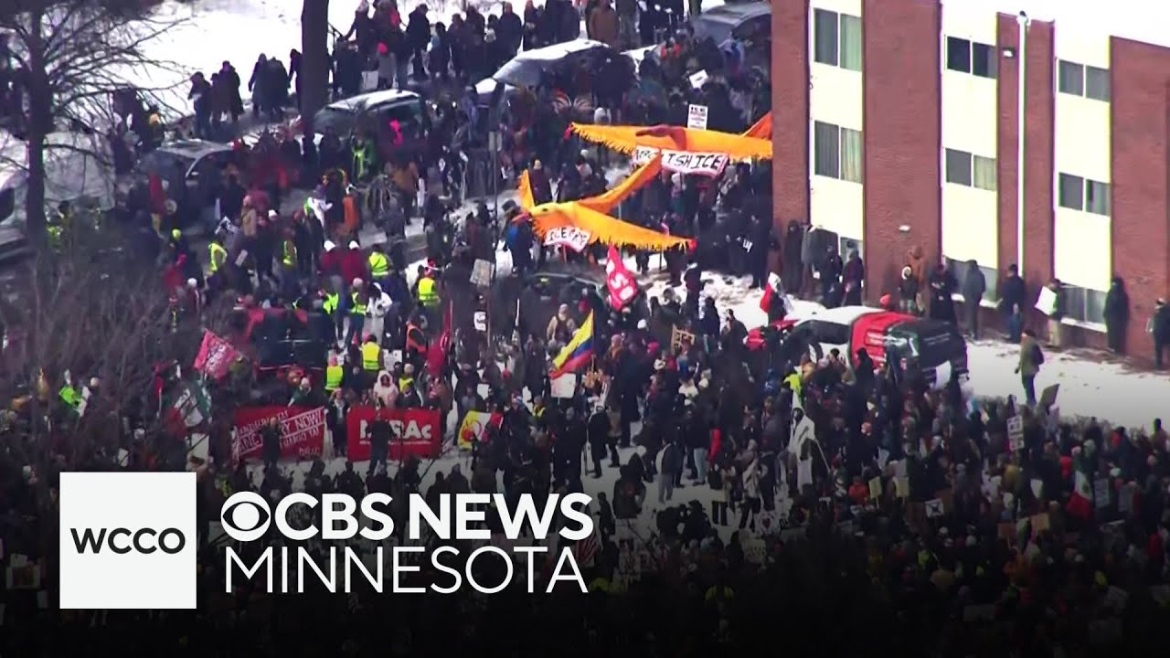 Thousands gathered in Powderhorn park to protest the killing of Renee Good