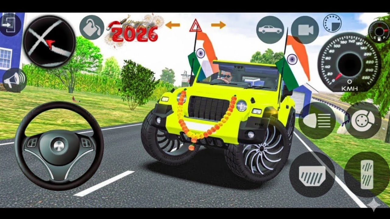 Modified Mahindra Thar😈Games:Indian Yellow Thar (Thar Wala Games) Car Game Android Game - #2026
