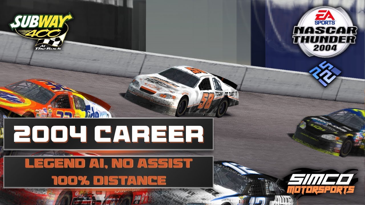 NASCAR Thunder 2004 - Career Mode - 2004 Season - Subway 400 at The Rock
