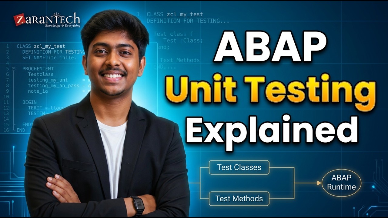 How to Work with SAP ABAP Unit Testing | ZaranTech