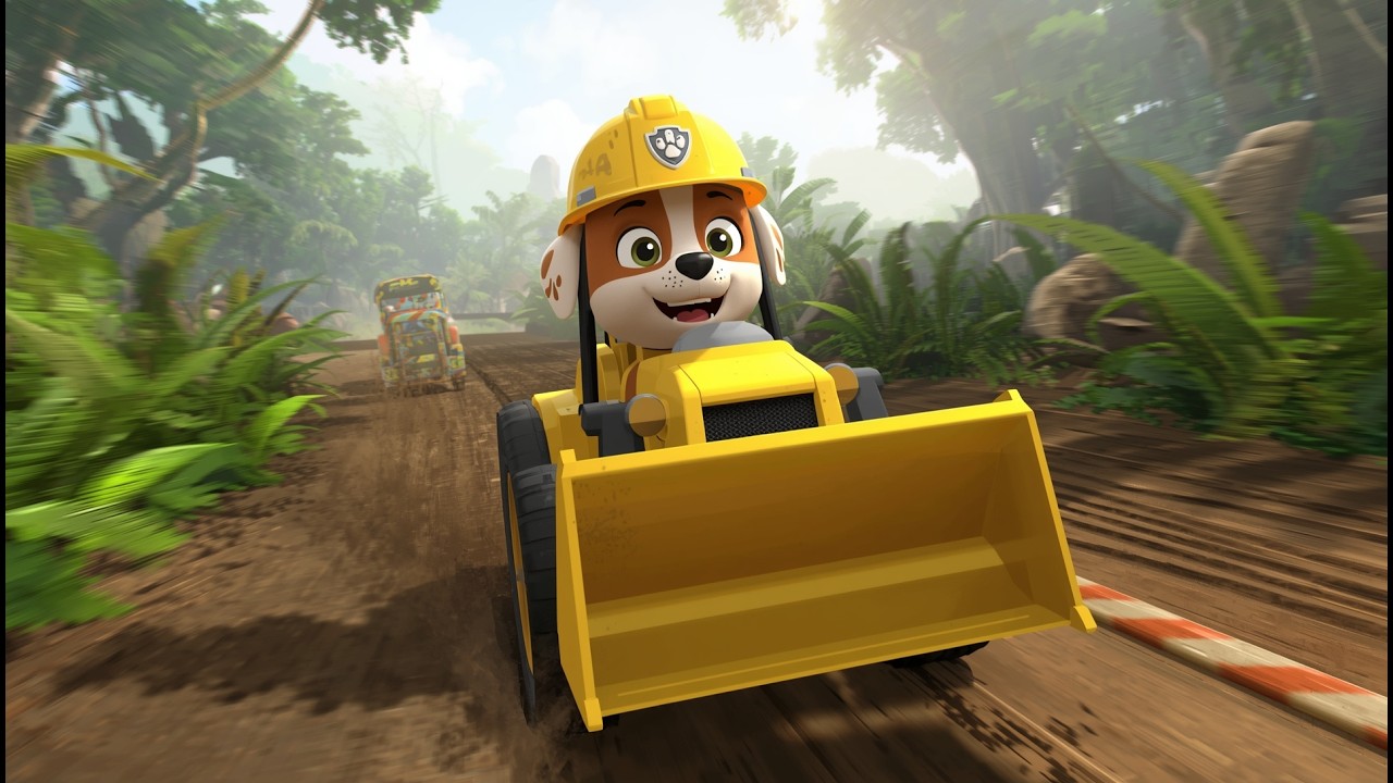 Rubble’s Jungle Race Adventure! 🚧🌴Fun Paw Patrol Gameplay with Friends