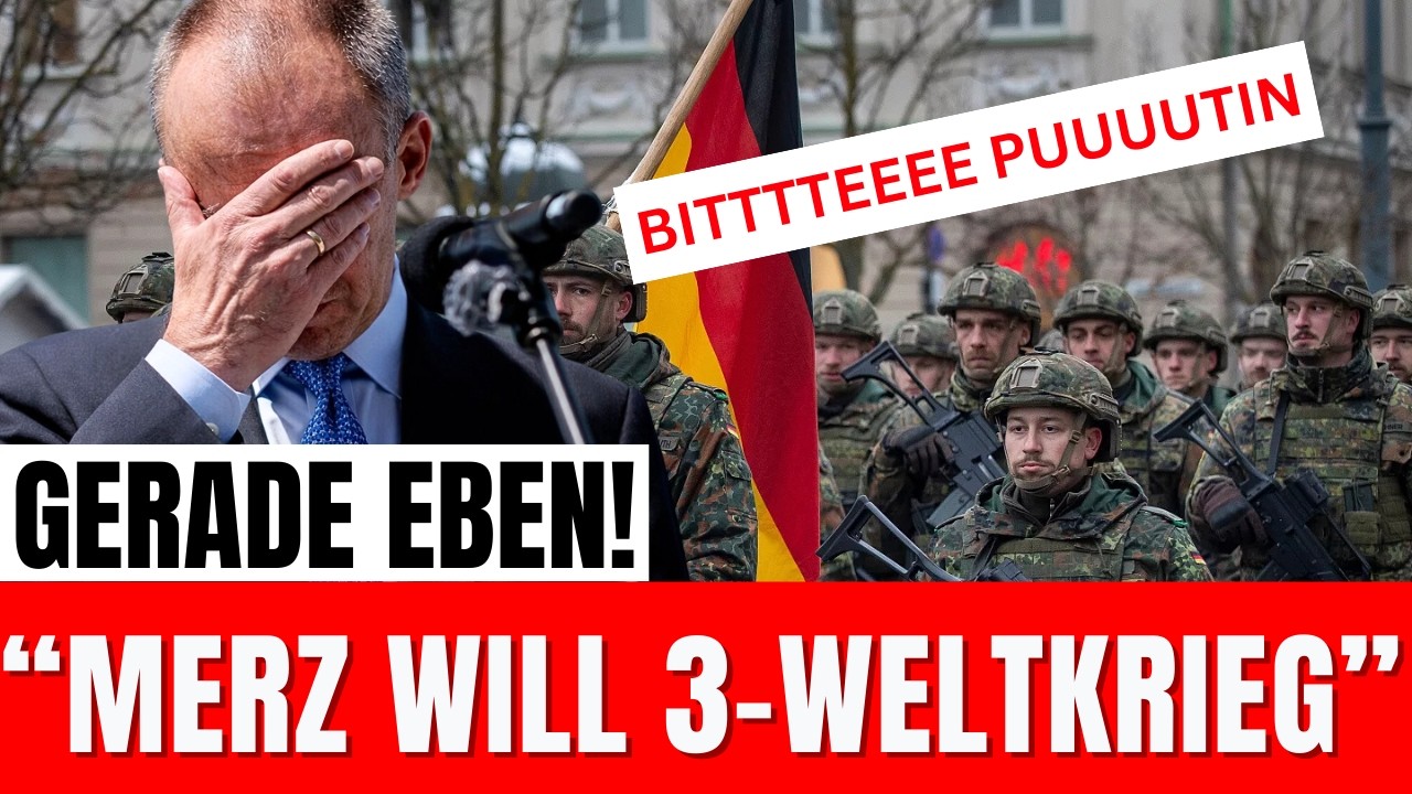 SKANDAL! Merz will unbedingt den 3-Weltkrieg ???