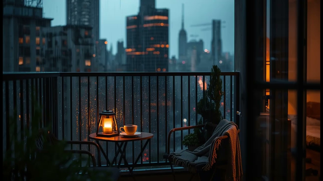 Rain on the Window ☔ Cozy Room Ambience for Relaxing