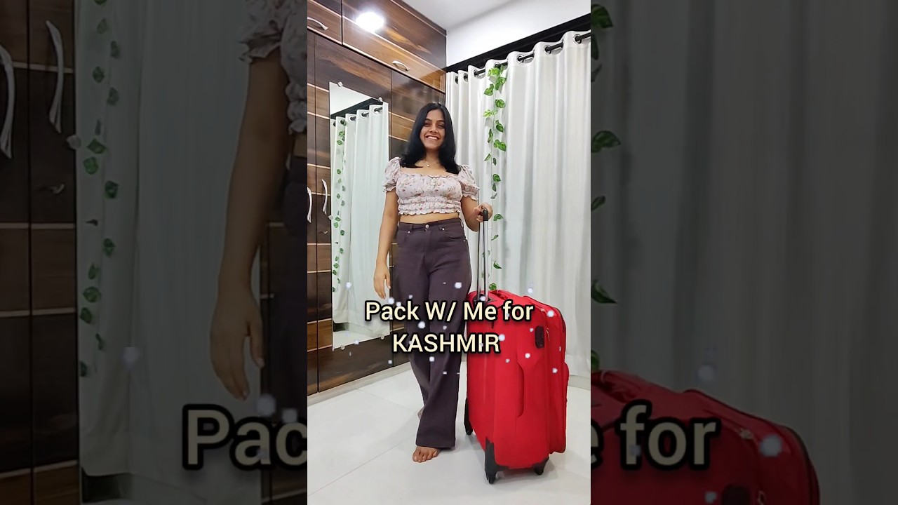 Pack With Me | Kashmir | Things to Carry | Winter Packing Tips | What Should I Pack for Kashmir? 🎒