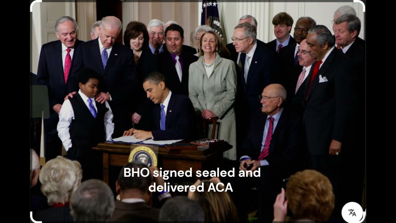 BHO signed, sealed, and delivered, the ACA | Will Trump deliver GREENLAND before leaving office?