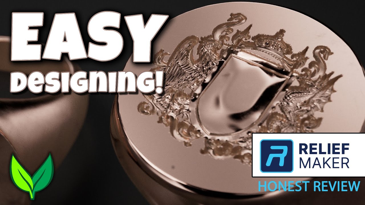 STUPIDLY EASY bas relief & engraving with CAD using Relief Maker (HONEST review)