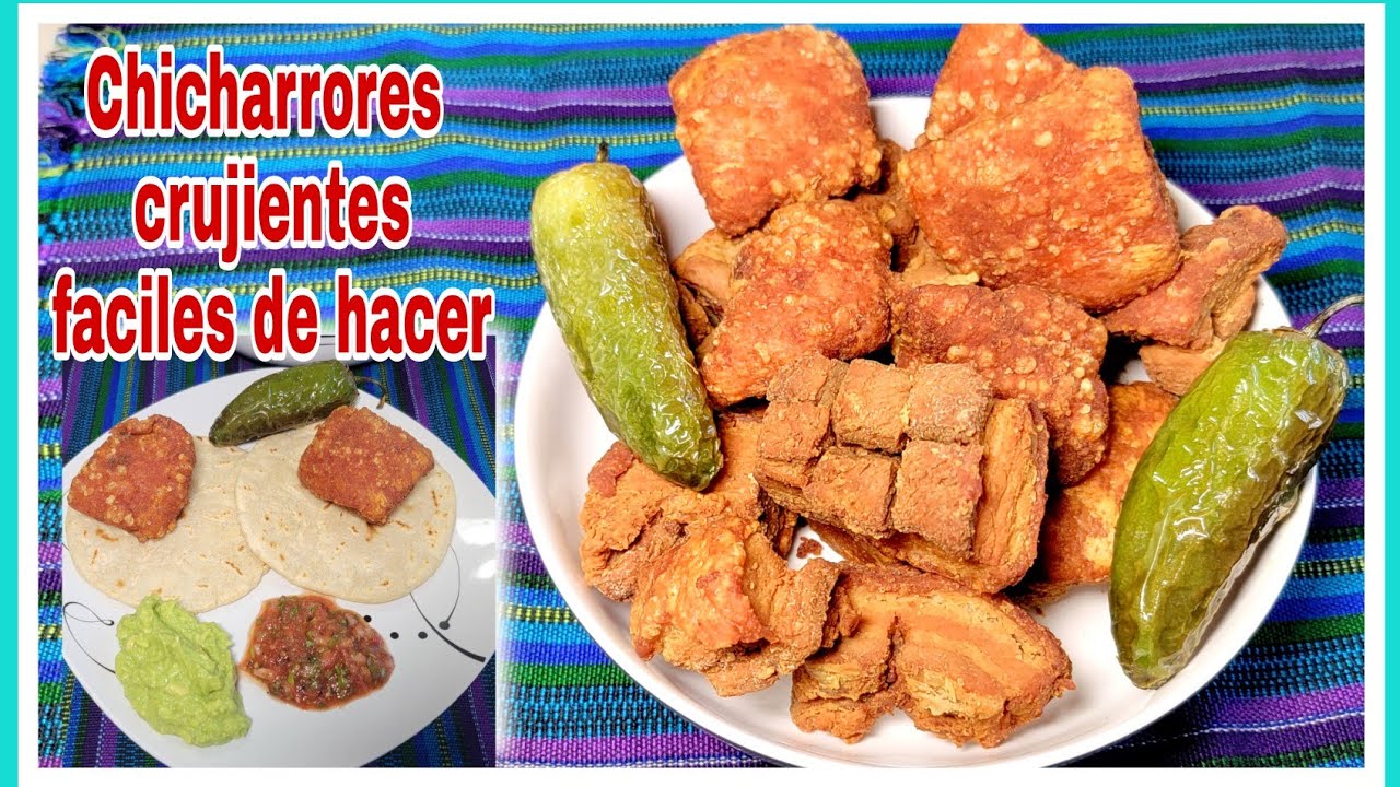 Como Hacer CHICHARRONES en CASA/ Chicharrones de PUERCO/ Chicharrones Guatemaltecos/ RECETAS FACILES