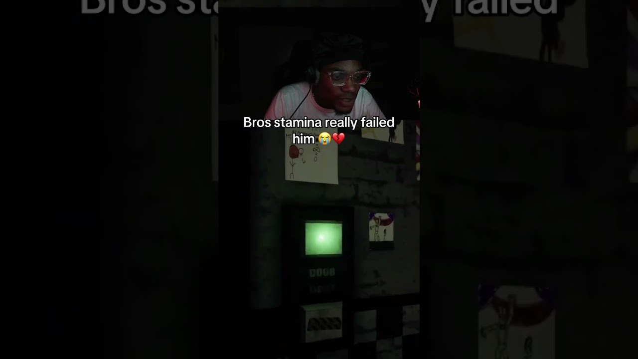 The stamina bar in this game..... #horrorgame #jumpscares #fnaf #viral