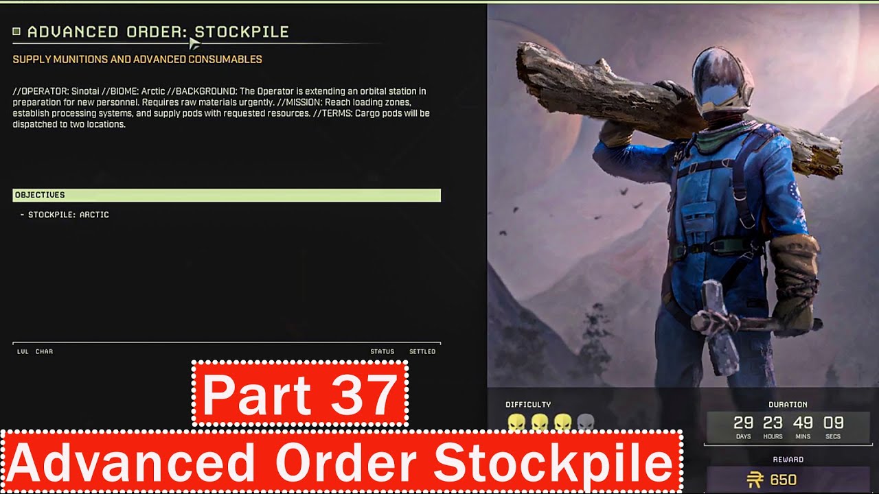 ICARUS: Advanced Order Stockpile