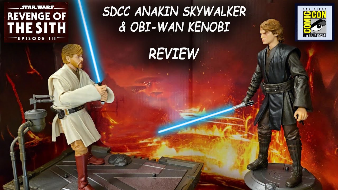 SDCC Anakin Skywalker & Obi-Wan Kenobi (Star Wars Black Series) - REVIEW