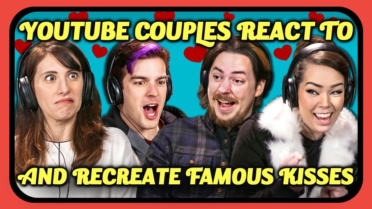 YouTube Couples React & Recreate Kiss Scenes (The Office, Spider-Man, More)