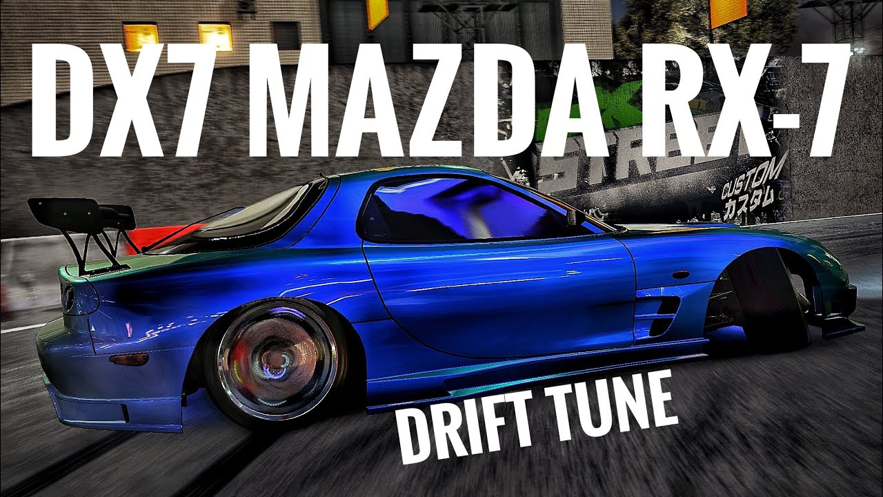 DX7 (Mazda RX-7) Gameplay CarX Street Tune Drift || CarX Street 1.6.1