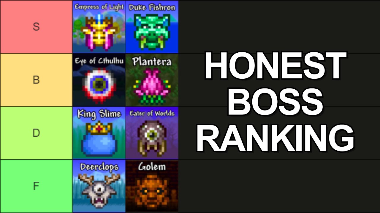 How Enjoyable Is Every Boss Fight in Terraria?