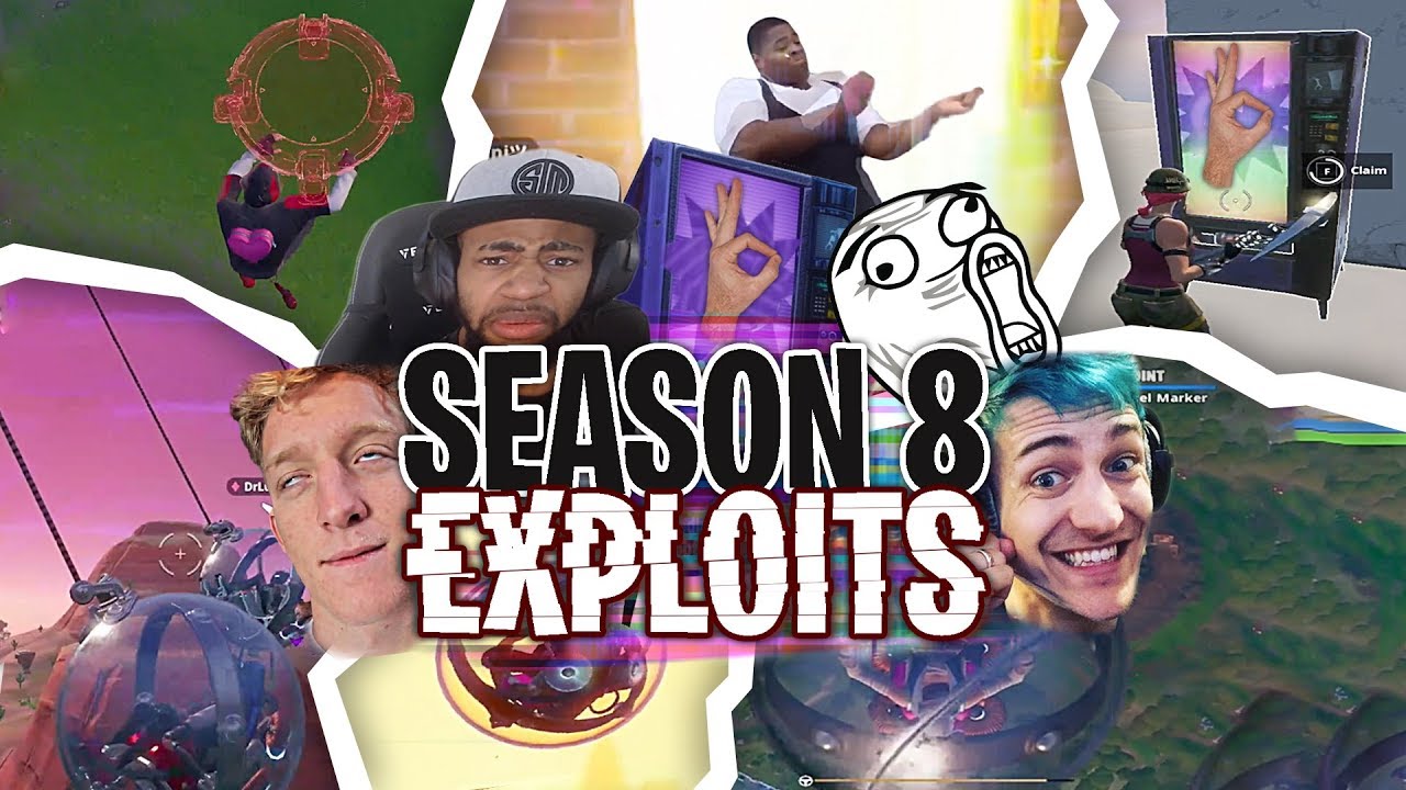STREAMER USING Fortnite EXPLOITS COMPILATION