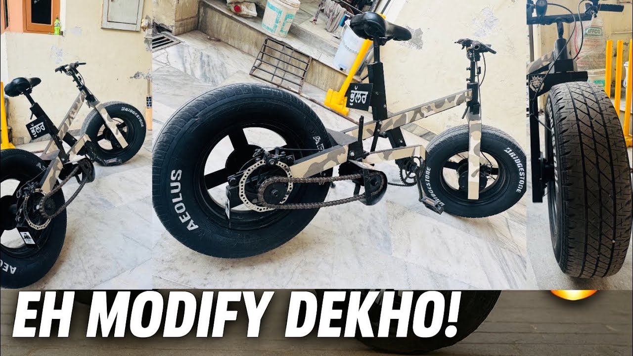 Modify Fat Bike 🔥 Market Vich Shockingly Viral Reaction!