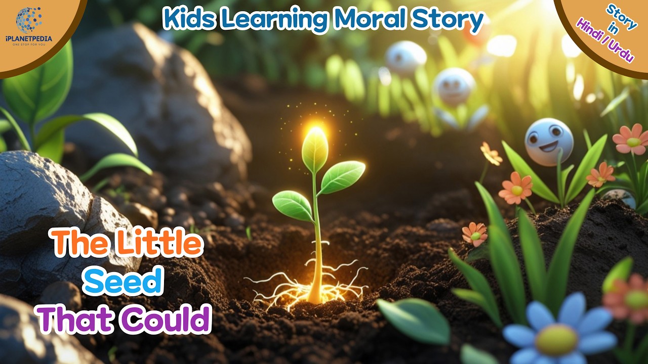 The Little Seed That Could in Hindi / Urdu | From Seed to Tree | Motivational Story for Children