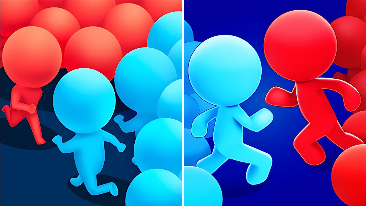 CountStickman 3D Vs Count Master 3D🍏🟢🍏Max Levels 9999 Walkthrough Mobile Gameplay BB1B