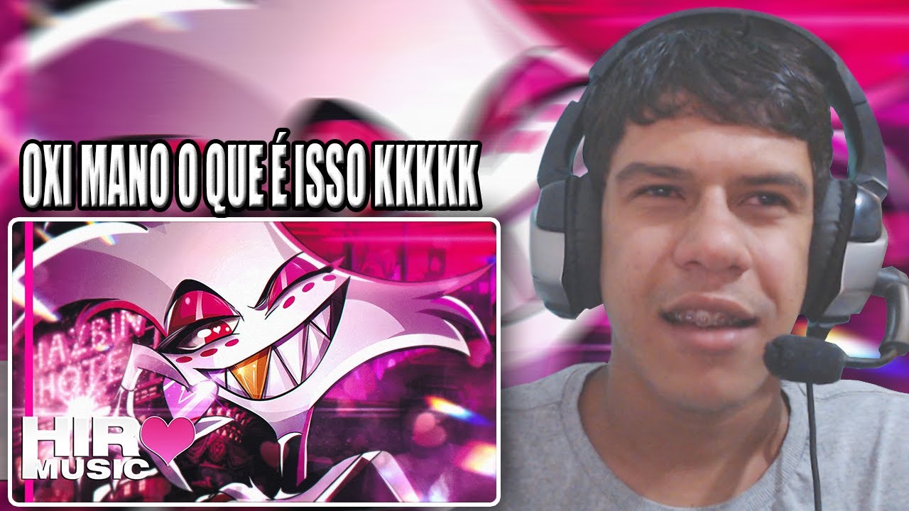 REACT: Angel Dust (Hazbin Hotel) - Refém | OtaldoHiro
