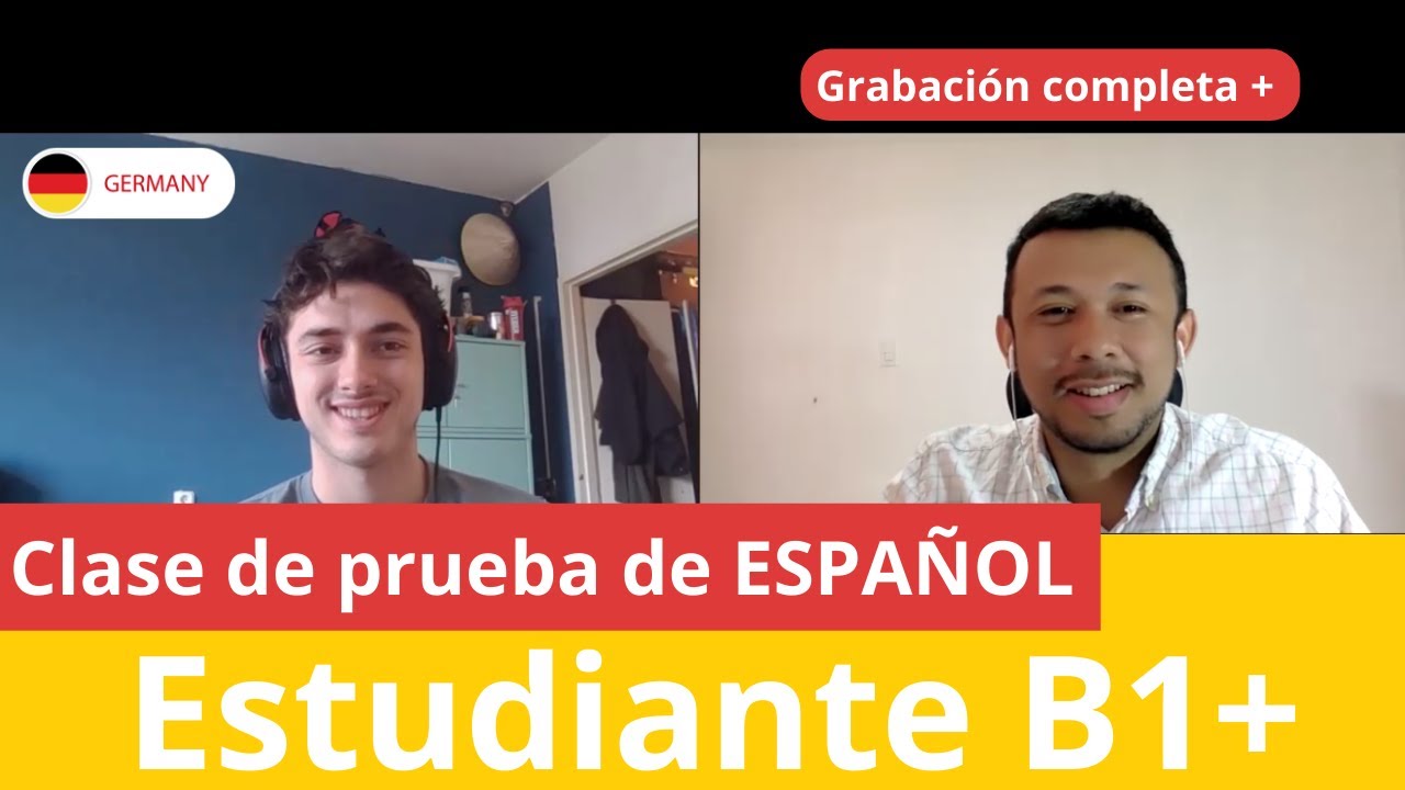 Clase de prueba: Enseñando Español a Extranjero / Grabación sin editar 📣🎬👨🏻‍🏫