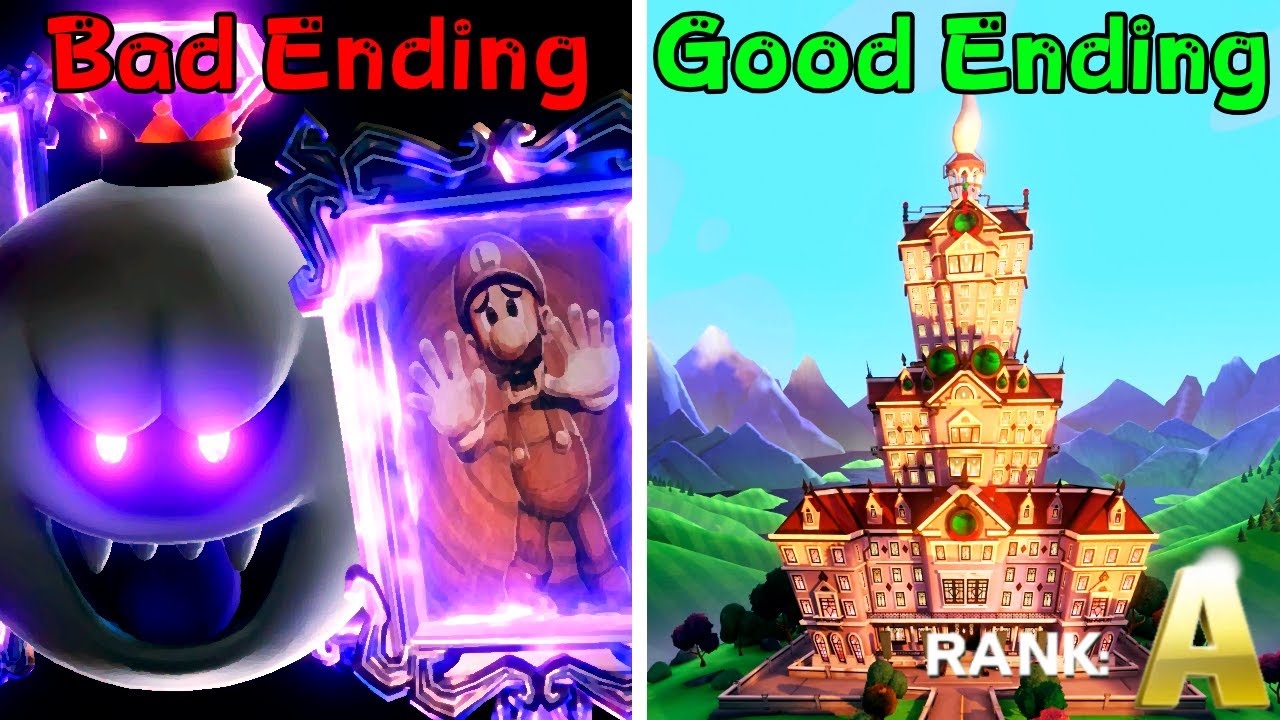 Luigi's Mansion 3 - All Endings