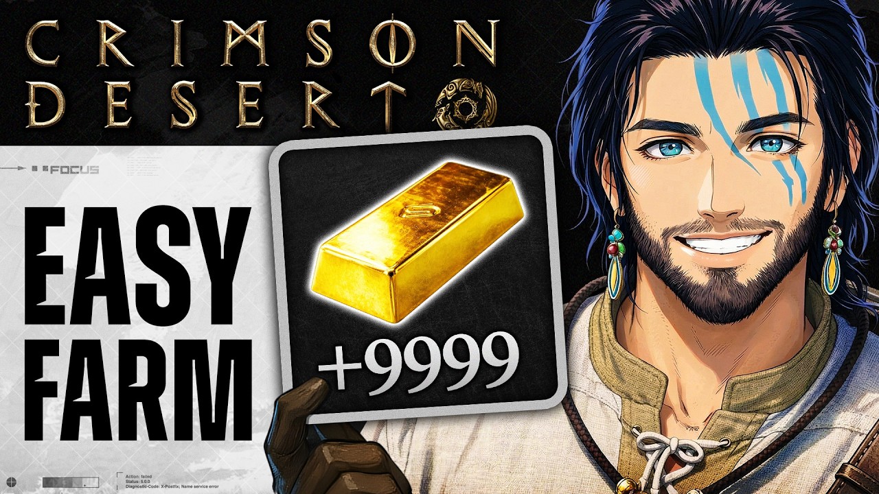 Easy UNLIMITED GOLD BARS! TOP 3 Updated Golden Eggs, Gold Bars & Money Farming in Crimson Desert