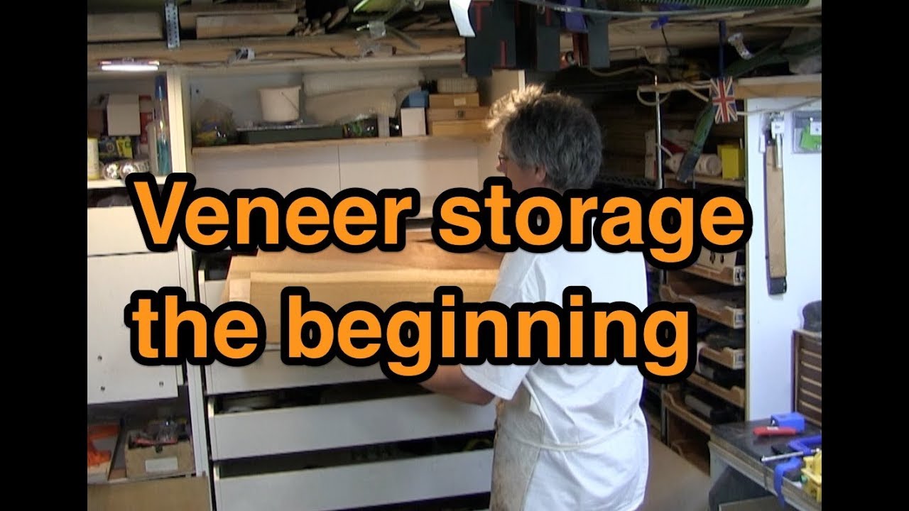 Marquetry Veneer storage The beginning.