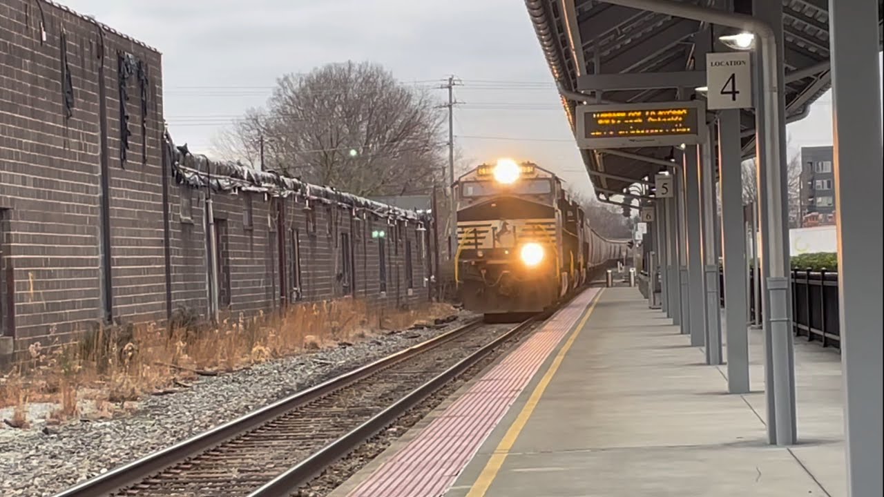 NS 50X with a massive hornshow, AMTK #38 returns on 80 | NC Railfanning | The Month of January