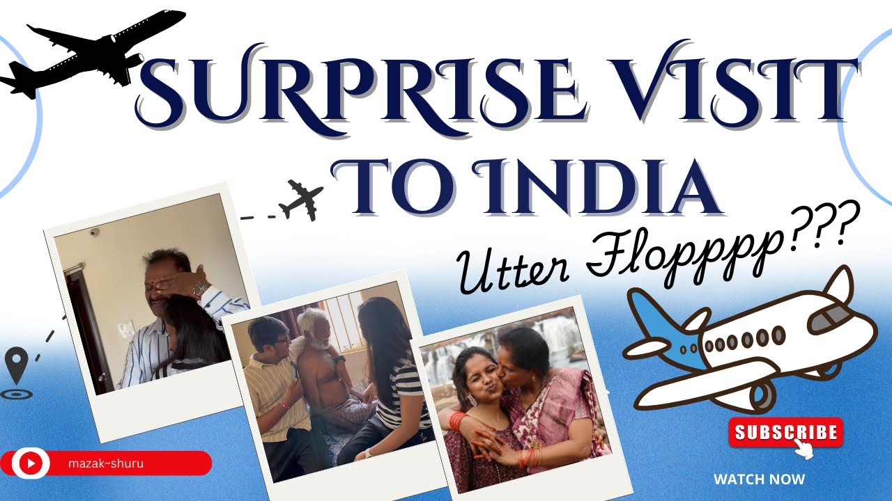 Surprise Visit to India ll vyshamma ll thatha ll Amma Nanna ll Annaya ll Friends #hyderabad 