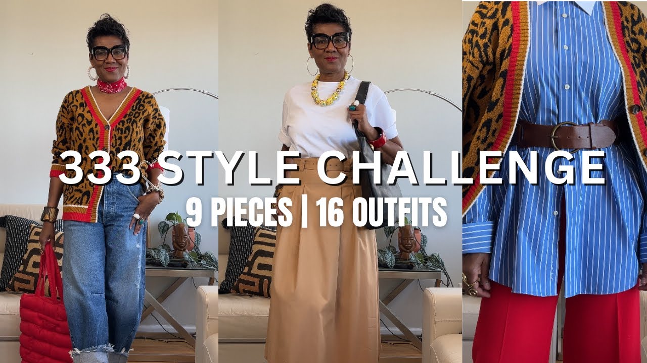 333 Style Challenge | 9 Items | 16 Outfits