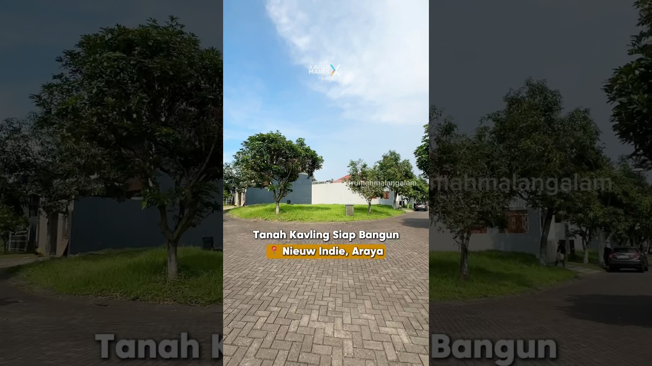 Tanah Kavling Siap Bangun di Cluster Nieuw Indie Araya Malang #tanahkavling #tanahkavlingaraya